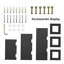 Macedon 3 Piece Diamond Floating Shelf