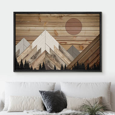 Millwood Pines Stack Of Firewood On Canvas Painting