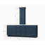 Meuble-lavabo double 90 po avec comptoir Disar-119778078
