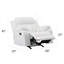 Élégant fauteuil inclinable blanc avec accoudoirs rembourrés-1980200138