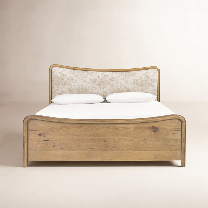 Porschia Louella Linen Bed, King, Fallingbrook Natural