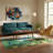Peacock Animal Patterned Colorful Decorative Carpet-304920543