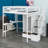 Loft Bed With Bookshelf,Drawers,Desk,And Wardrobe-122428036