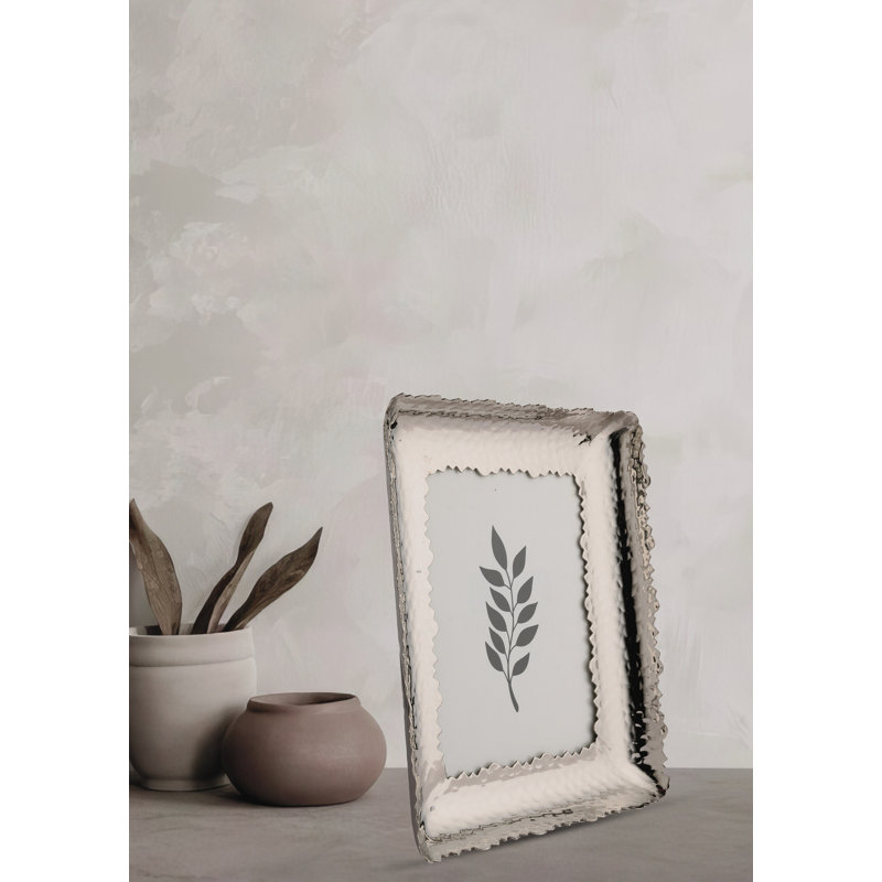 Cadre photo en laiton, Argent argent, 5 po x 7 po