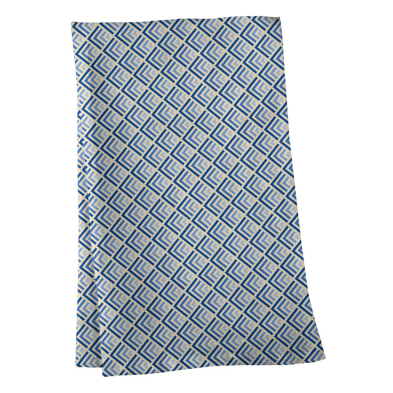 Tea Towel Kitchen Towel, Cotton Twill, Blue