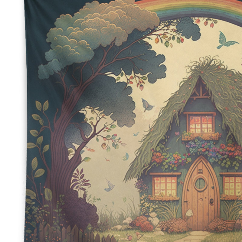 - Tapisserie murale chalet Lake House, H 32 po x l 39 po