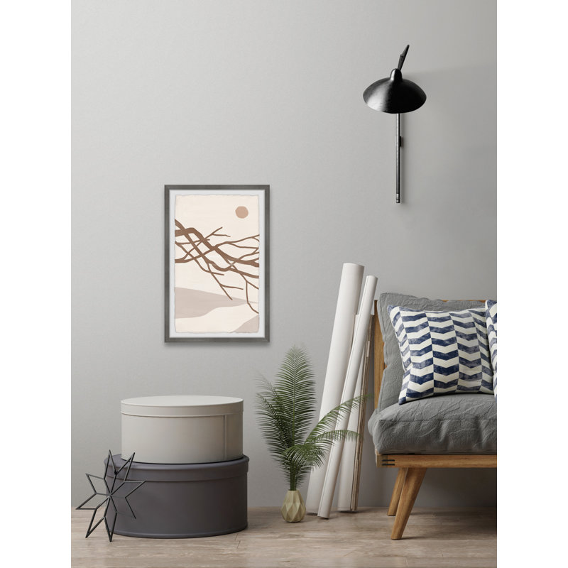 Overlooking Branches - Single Picture Frame Painting, 61cm H x 41cm W x 3.81cm D