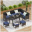 Ensemble de 7 pièces de mobilier d'extérieur pour petit patio-490734563