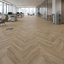Planches en vinyle Blues Herringbone SPC - 29,5 po x 5,9 po - chêne royal-127425732