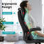 Big and Tall Ergonomic Executive Office Chair – 400lbs Capacity – High Back, Leather, Adjustable Headrest – Pocket Season Lumbar Support, Wide Seat – Comfortable Recliner for Office, Black Black-935374799