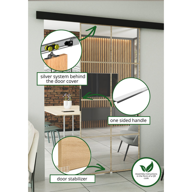DOOR LOKI 1, 82cm x 205cm, Sonoma Oak