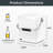Permasteel 14Qt Picnic Plastic Cooler With Strap White-124554734