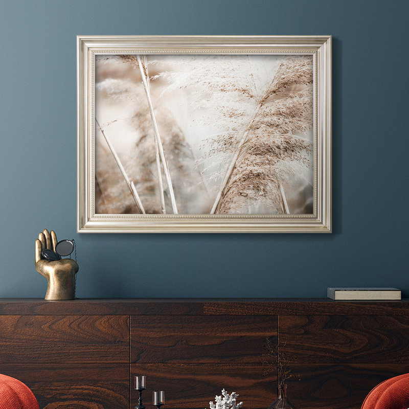 Soft Pampas Breeze - reproduction d'art sur toile encadrée, L 41 po x H 29 po