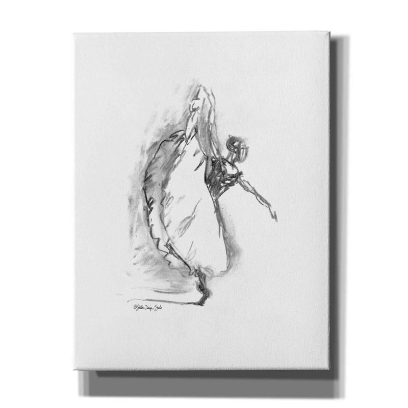 «Dance figure 4» par Stellar Design Studio, art mural sur toile, H 34 po x l 26 po x P 1,5 po
