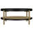 Cirilla Round Coffee Table With Storage Shelf Black-111468317