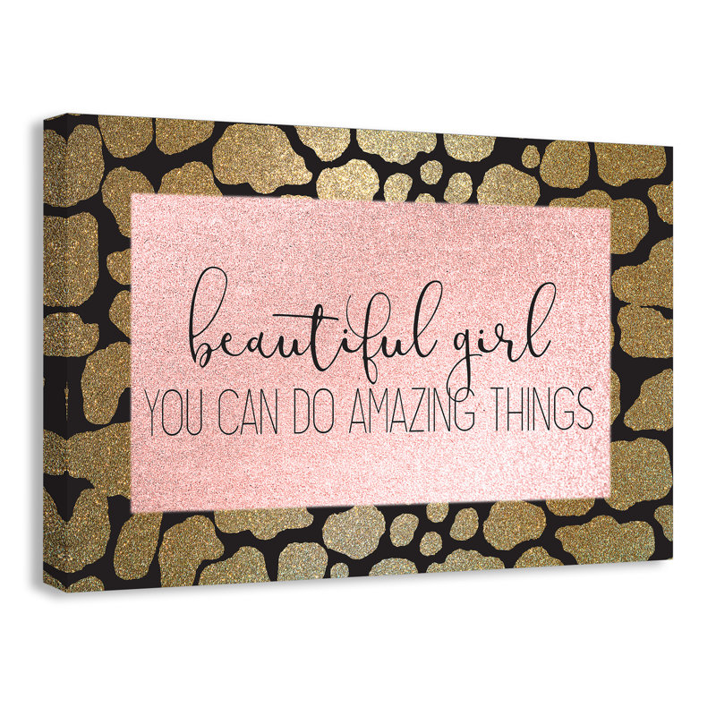 Impression sur papier Amazing Things, H 24 po x l 36 po x P 1,5 po, Canevas