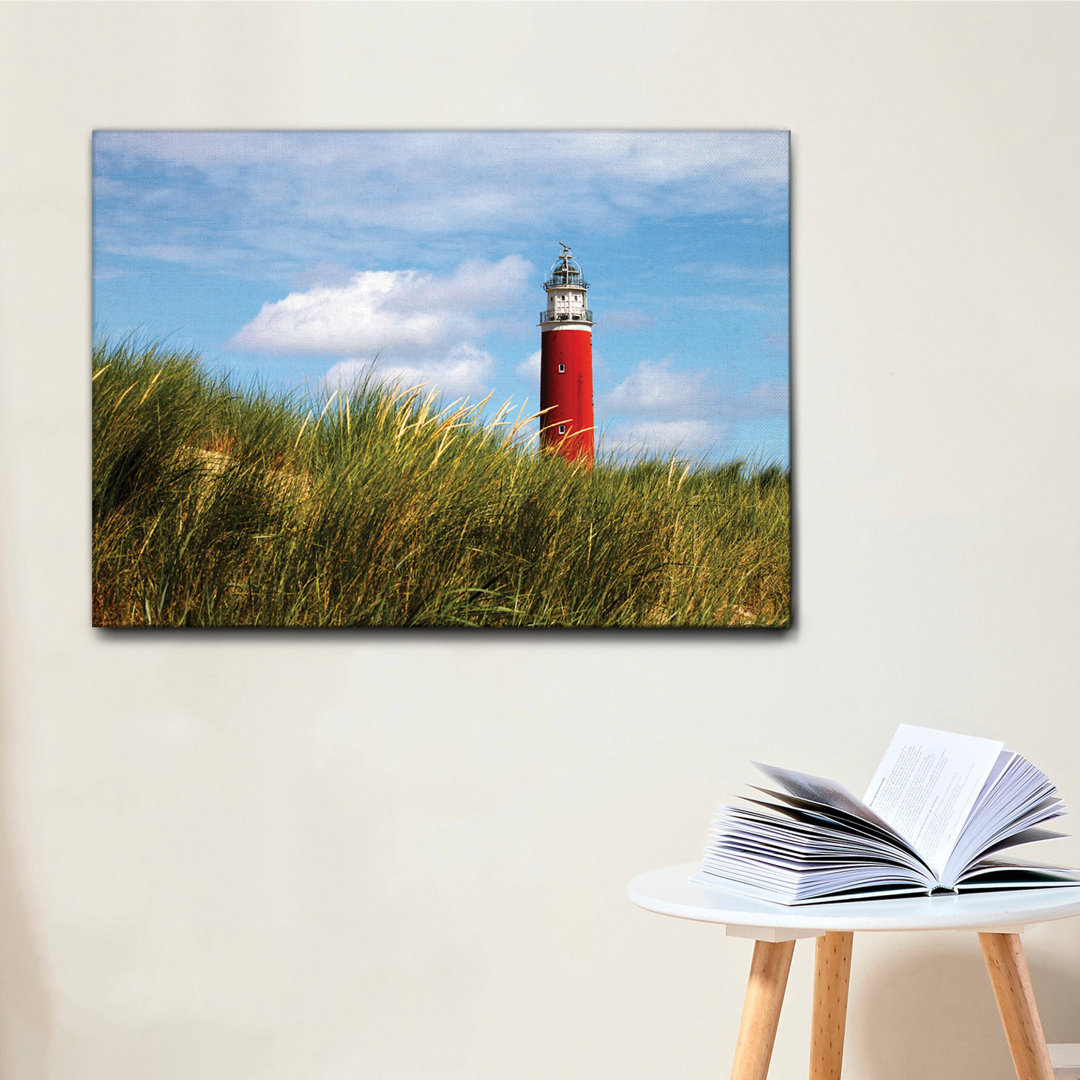 Leinwandbild Red Lighthouse von Giallobus