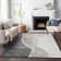 Premium Machine Washable Prisco Charcoal Rug