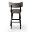 Cardell Swivel Upholstered Stool with Solid Wood Frame-1010372307-1072877169