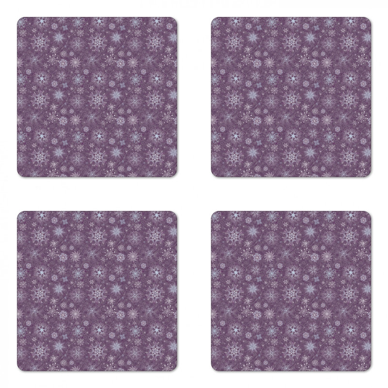 Square 4 Piece Coaster Set