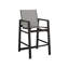 Berlin Gardens Vida Aluminum Bar Chair With Sling Fabric-1238893426-1238893438