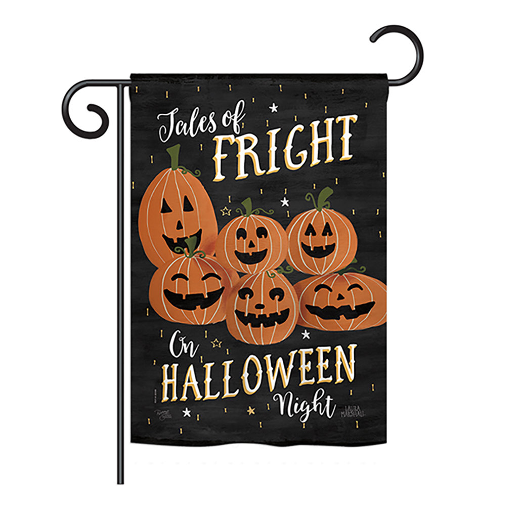 Harutiun Double Sided 18.5'' H x 13'' W Polyester Halloween Garden Flag The Holiday Aisle®