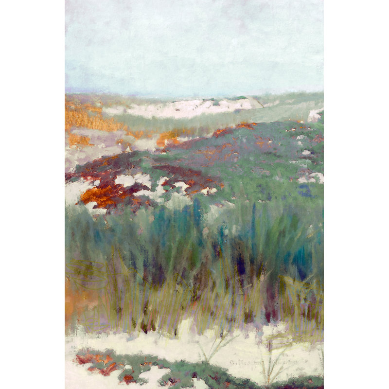 «Hues Of Indgio I» par Steve Hunziker, H 18 po x l 12 po x P 1,25 po