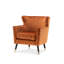 Ghita Quilted Accent Velvet Wingback Chair-1566942937