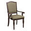 Ensemble de fauteuils avec 2 sièges rembourrés et garniture cloutée