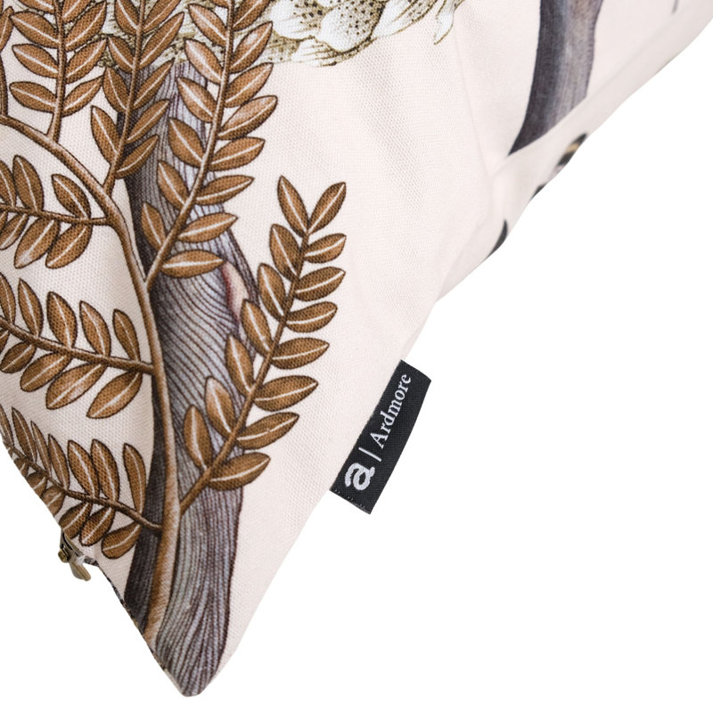Ardmore Pillow, White, 20" x 20"