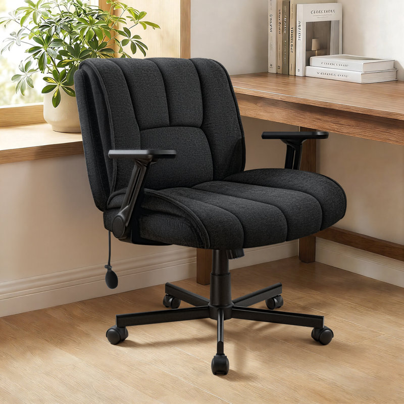 Chaise de bureau Criss, Noir