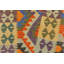 Tapis rouille / bleu en laine noué à la main 2 pi 7 po x 4 pi 1 po Cedorah Southwestern