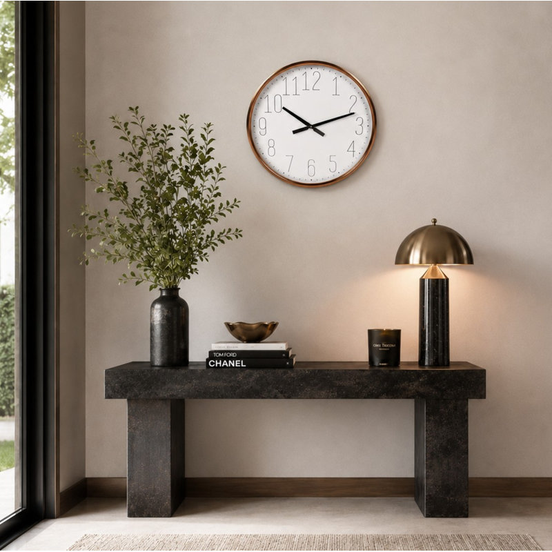Metal Analog Wall Clock