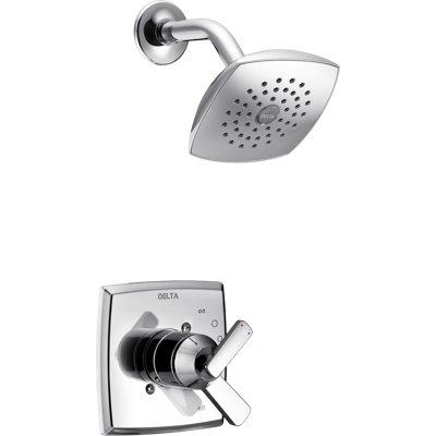 Ashlyn 17 Series Dual-Function Valve Trim Kit, Chrome 2 Handle Set for Shower Faucet System, Chrome (Valve Not Included)