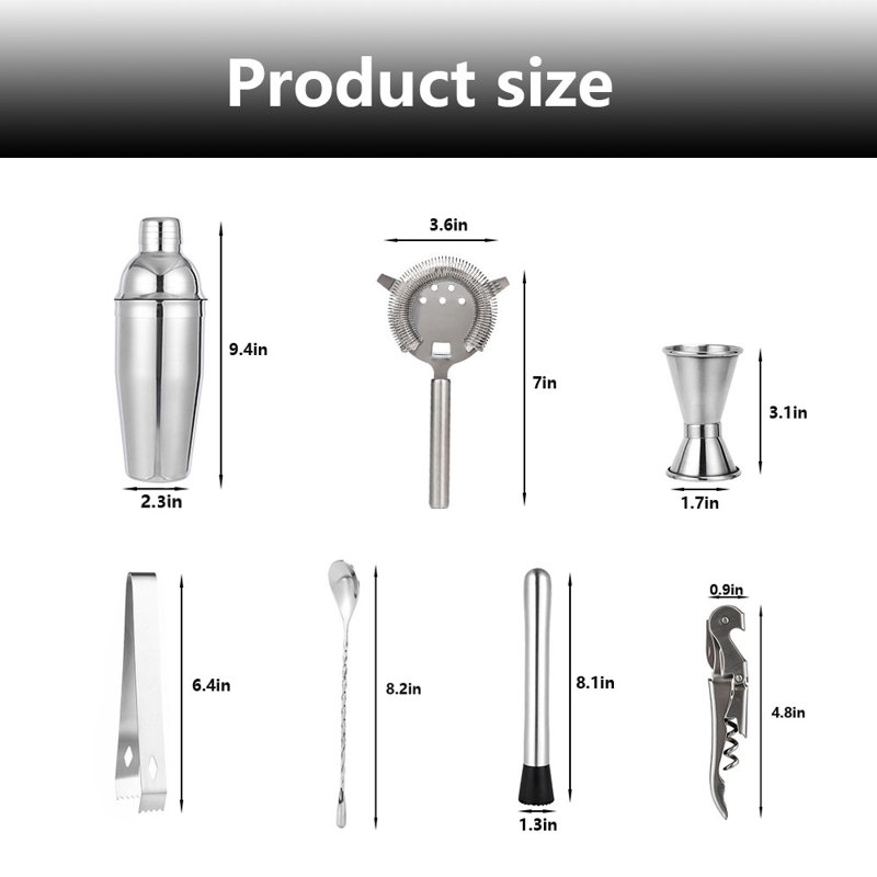 Depoliti Stainless Steel Bar Tool Set