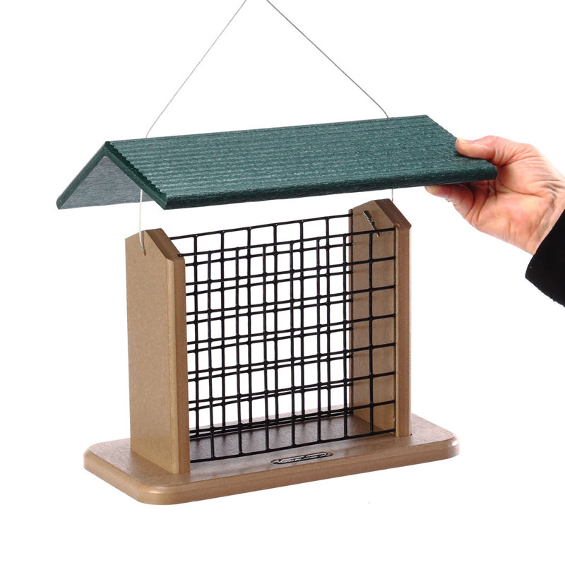 Mangeoire à oiseaux recyclée