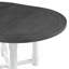 Ensemble de table de salle à manger extensible 5 pièces pour 4 personnes, table de salle à manger ronde pour 4 personnes avec chaises rembourrées, ensemble de table de cuisine de ferme avec rallonge amovible pour la salle à manger et la cuisine