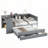 Wood Daybed with Trundle,Storage Drawers and Side Shelves-1682106822-1682106820