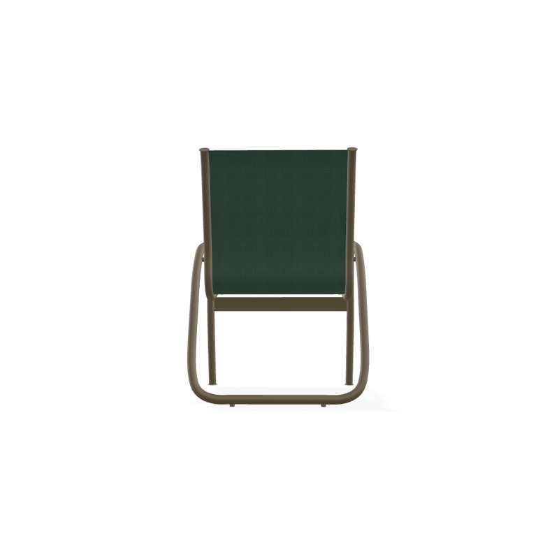 Fauteuil de patio Gardenella, Vert forêt 22D Sunbrella® vert, Bois de plage texturé