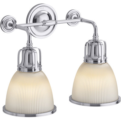 Hauksbee Two-Light Bell Sconce
