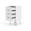 Dufresne 4 Drawer Industrial Design Narrow Chest