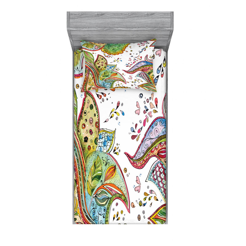 Microfiber Sheet Set, Twin XL Sheet Set with Fitted Sheet