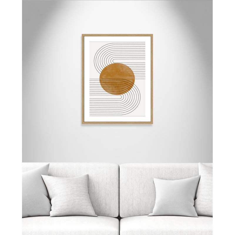 Échos courbés par Miuus Studio, 23.5'' W x 29.5'' H, Imprimé mat, Naturel
