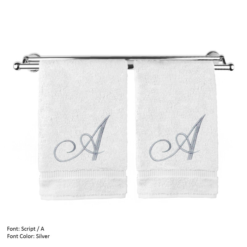 Super Plush Washcloth, White/Silver, A