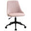 Fauteuil de bureau à dossier moyen en velours pivotant pour ordinateur de bureau ou chambre à coucher-773496900