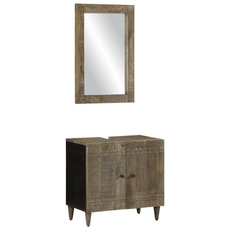 Vanity & Mirror Set