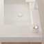Lavabo encastré rectangulaire 36 po en acrylique, une pièce encastré encastré (sans drain et sans robinet)