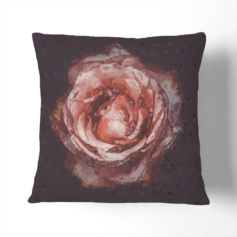 Square Throw Cushion, 55cm H x 55cm W x 20cm D, Black