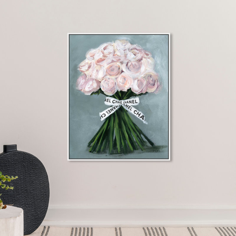 The Perfect Bouquet - Impression sur toile tendue, H 28 po x l 24 po, Cadre blanc