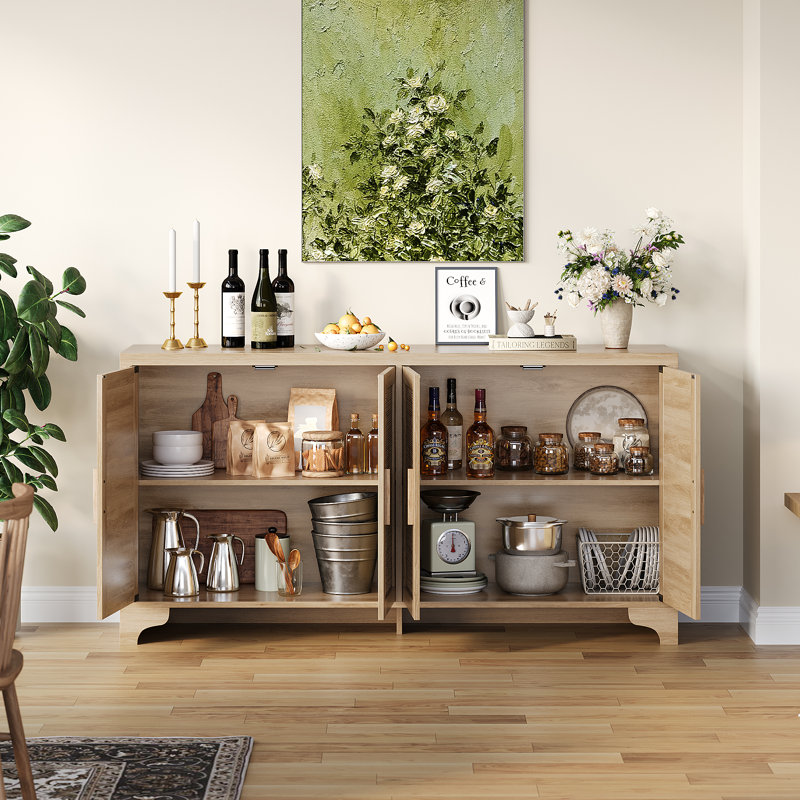  Buffet à 4 portes Modern Boho